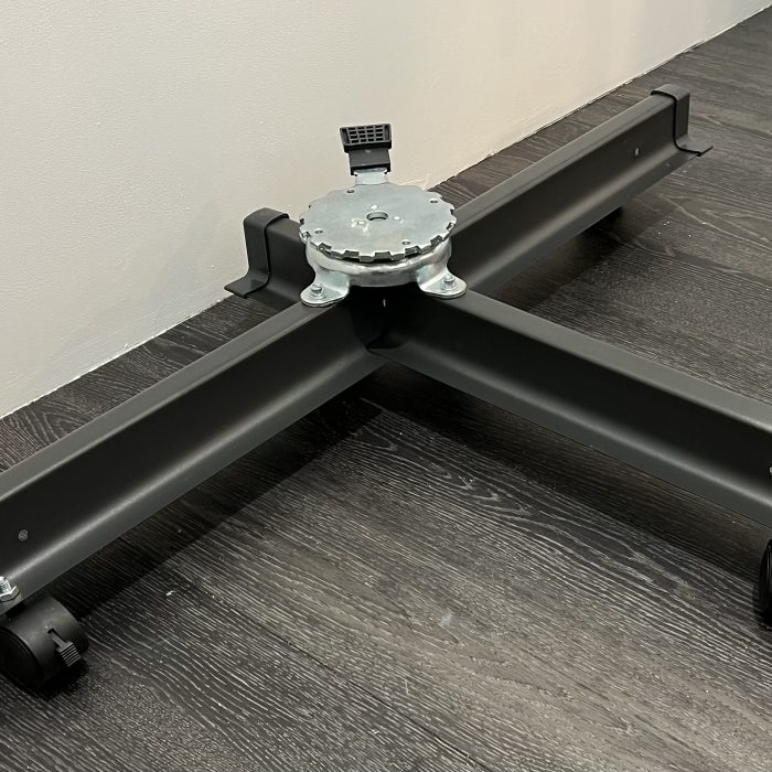 Crystal Light Bed Base On Wheels