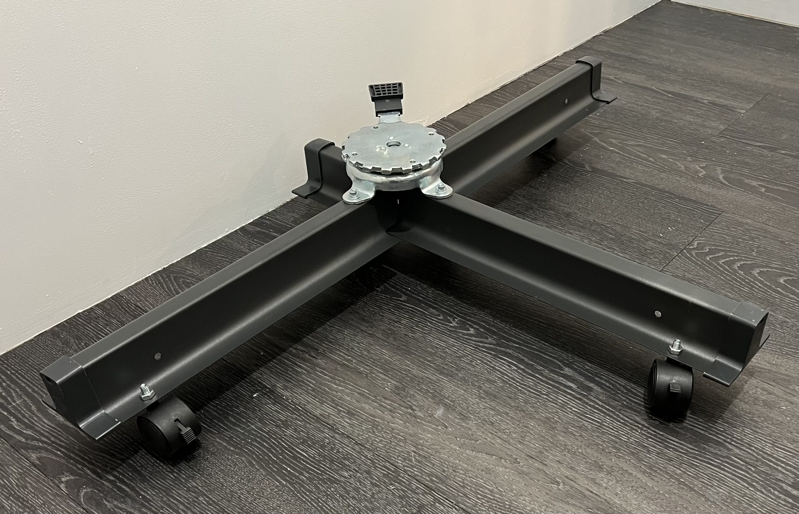 Crystal Light Bed Base On Wheels